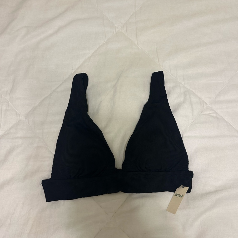 NWT Aerie Ribbed Triangle Tie Back Binkini